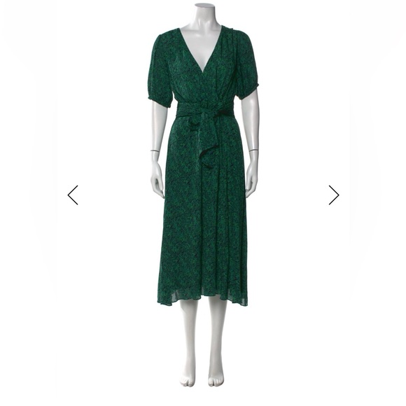 ba&sh Green Midi Dress - Picture 3 of 12